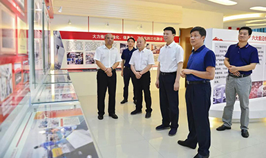 福建省人大常委會(huì)黨組書記、副主任張廣敏蒞臨虹潤公司調(diào)研指導(dǎo)