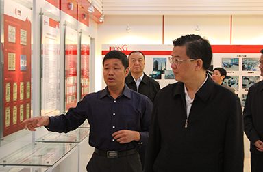 福建省委常委、省紀委書記倪岳峰調(diào)研虹潤公司